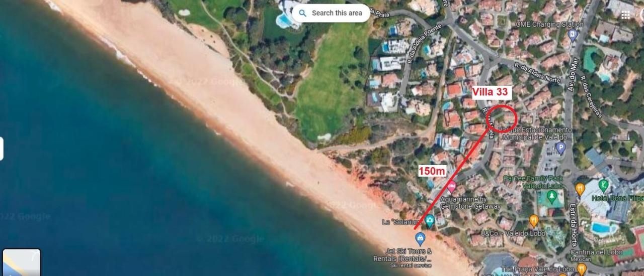 Seagull Rooftop Beach @150 M Vale do Lobo Bagian luar foto